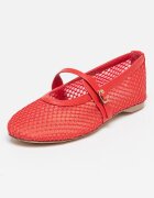 Steve Madden Пантофки с бродиран дизайн и тока Аленочервен