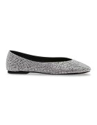 Steve Madden Пантофки с декоративни камъни - Черен/Сребрист