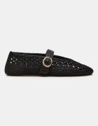 Steve Madden Пантофки със сплетен дизайн Черен