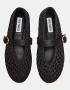 Steve Madden Пантофки със сплетен дизайн Черен