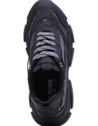 Steve Madden Полускосени маратонки с релеф Въглен сиво/Антрацитно сиво