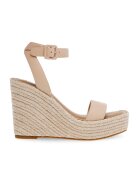 Steve Madden Полускосени сандали от еко кожа Бежов/Светлокафяв