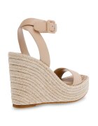 Steve Madden Полускосени сандали от еко кожа Бежов/Светлокафяв