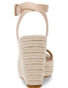 Steve Madden Полускосени сандали от еко кожа Бежов/Светлокафяв