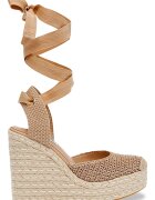 Steve Madden Полускосени сандали Светло кафяво/Светло бежово