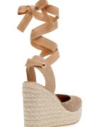 Steve Madden Полускосени сандали Светло кафяво/Светло бежово