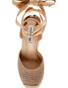 Steve Madden Полускосени сандали Светло кафяво/Светло бежово