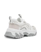 Steve Madden Полускосени спортни обувки с велур Светло сив/Мръснобял