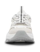Steve Madden Полускосени спортни обувки с велур Светло сив/Мръснобял