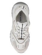 Steve Madden Полускосени спортни обувки с велур Светло сив/Мръснобял