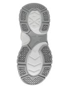 Steve Madden Полускосени спортни обувки с велур Светло сив/Мръснобял