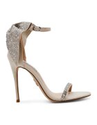 Steve Madden Сандали Bellarosa с ток - Слонова кост/Сребрист