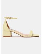 Steve Madden Сандали Gena с масивен ток - Бледожълт