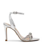 Steve Madden Сандали Jewells с ток стилето и декоративни камъни - Сребрист