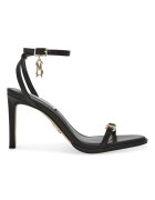 Steve Madden Сандали от еко кожа с ток Черен