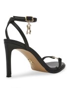 Steve Madden Сандали от еко кожа с ток Черен