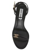 Steve Madden Сандали от еко кожа с ток Черен