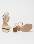 Steve Madden Сандали от кожа и еко кожа Слонова кост/Бежов