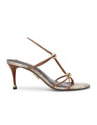 Steve Madden Сандали Ramos от еко кожа с каишки - Златист/Коняк кафяв