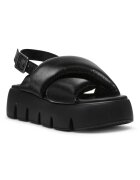 Steve Madden Сандали с равна платформа и тока Черен