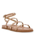 Steve Madden Сандали с тънки каишки Тъмнокафяв