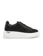 Steve Madden Скосени маратонки с декоративни камъни - Черен -