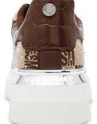 Steve Madden Скосени маратонки с декоративни камъни Златист Кафяв