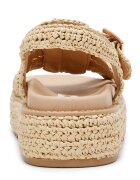 Steve Madden Сплетени сандали на равна платформа Светло бежово