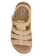 Steve Madden Сплетени сандали на равна платформа Светло бежово
