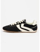 Steve Madden Спортни обувки Abbi с велур - Бял/Черен