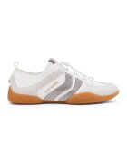 Steve Madden Спортни обувки Biscotti с велур и връзки - Мръснобял/Крем