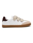 Steve Madden Спортни обувки Daybreak от велур и кожа с велкро - Бял/Бежов