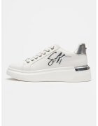 Steve Madden Спортни обувки Glacial от еко кожа - Бял/Сребрист
