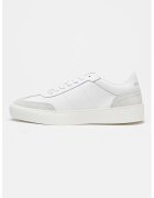 Steve Madden Спортни обувки Lyone II от кожа и велур - Бял/Ледено синьо