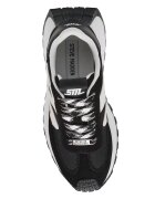 Steve Madden Спортни обувки от велур и текстил Бял/Черен