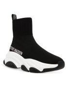 Steve Madden Спортни обувки Prodigy с дизайн на чорап Черен/Бял