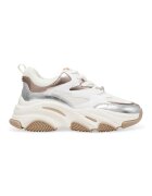 Steve Madden Спортни обувки Progressive с масивен дизайн - Светло кафяво/Мръснобял/Сребрист