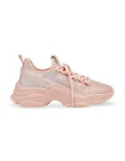Steve Madden Спортни обувки с лого и декоративни камъни - Праскова/Сребрист