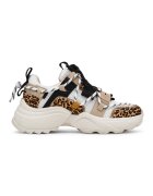 Steve Madden Спортни обувки с полускосена платформа - Черен/Кафяв/Бежов
