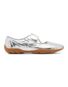 Steve Madden Спортни обувки с велкро и метален ефект - Сребрист