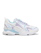 Steve Madden Спортни обувки Speedster-E с нисък профил - Пастелносин/Бледа лила/Бял