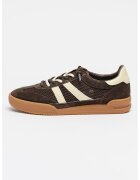 Steve Madden Спортни обувки Verdict с велур - Тъмнокафяв/Мръснобял