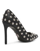 Steve Madden Стилето от еко кожа с капси Черен/Сребрист