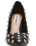Steve Madden Стилето от еко кожа с капси Черен/Сребрист