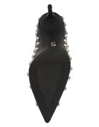 Steve Madden Стилето от еко кожа с капси Черен/Сребрист