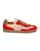 Steve Madden Текстилни обувки с овален връх - Червен/Карамел/Розово