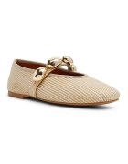 Steve Madden Текстилни пантофки Златист/Бежов