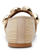 Steve Madden Текстилни пантофки Златист/Бежов