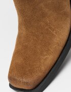 Steve Madden Велурени ботуши до прасеца Ruskin Светлокафяв