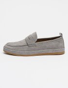 Steve Madden Велурени мокасини Answer Сив